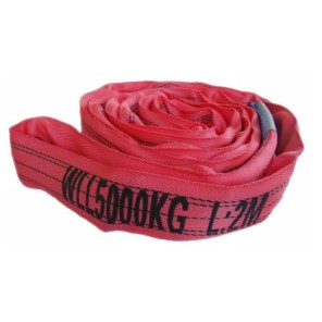 RUNDSLING 5 TONN 4,0 M RØD