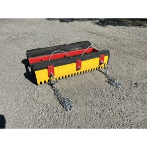 GUMMISLODD 1500MM MED  TANNET REGULERBART STÅL