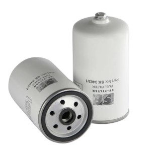 Fuel/water sep. filter, spin-on w/drain