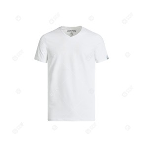 Deutz-Fahr hvit T-skjorte, mann,