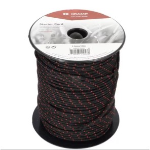 Startsnor 3,5 mm x 100 m svart