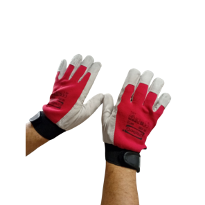 HANSKE MONTERING 101.4295 SVINESKINN/BOM RØD-GRÅ